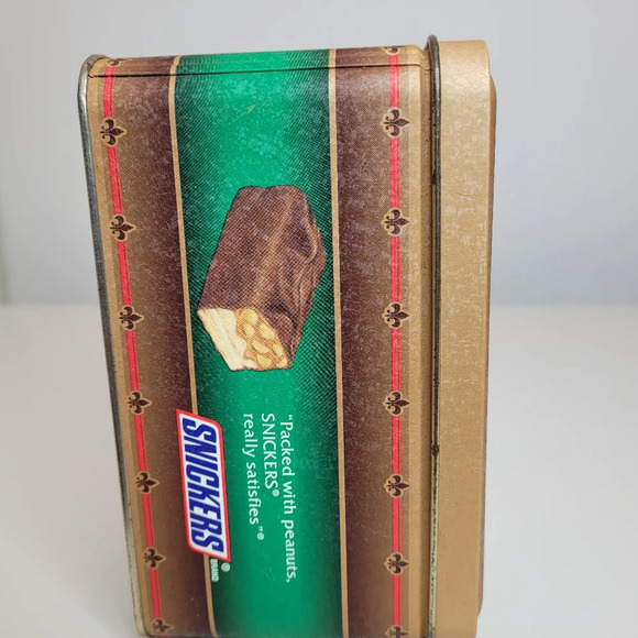 1994 Norman Rockwell Santa Claus Christmas Snickers Tin - Picture 4 of 10